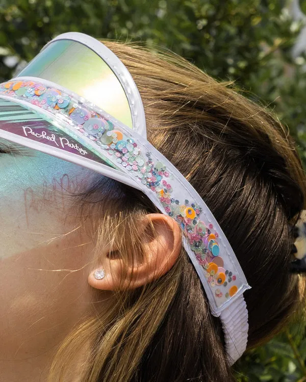 Flower Shop Confetti Sun Visor S8152 S 8153