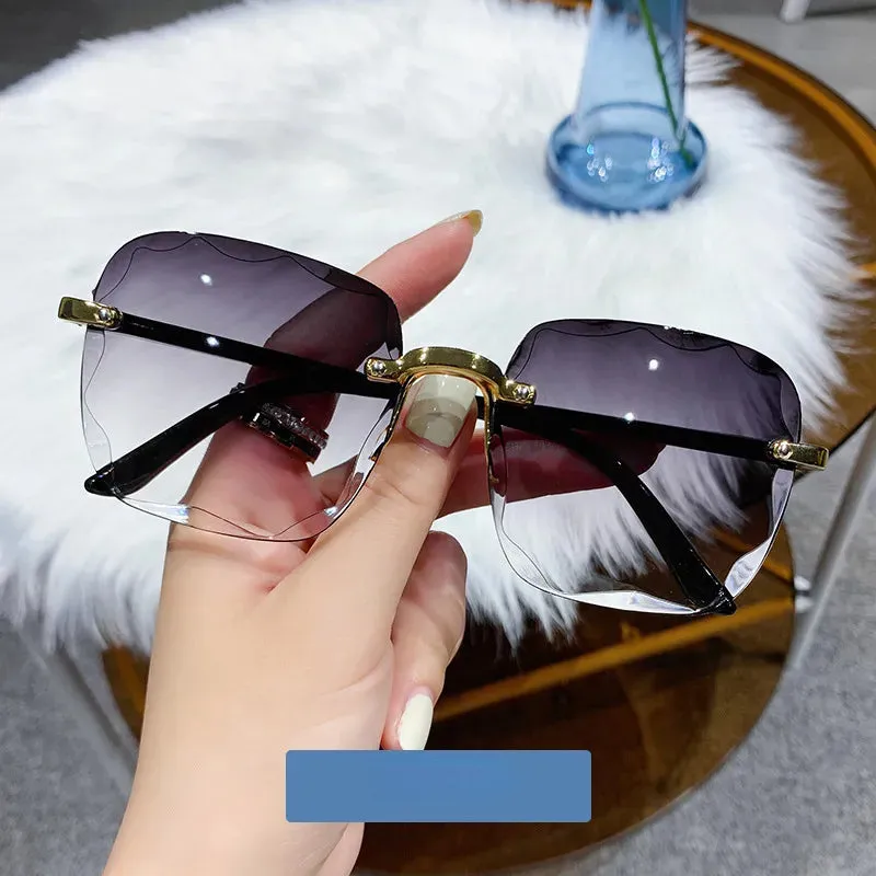 Frameless Cut Edge Sunglasses