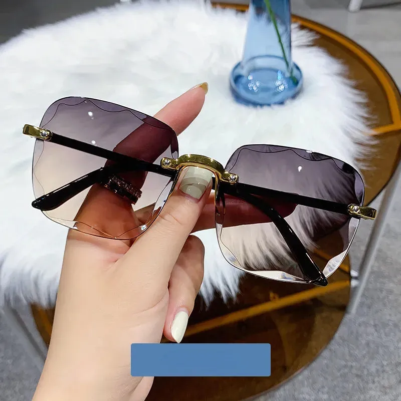 Frameless Cut Edge Sunglasses