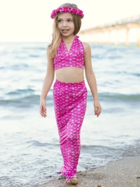 Girls Mermaid at Heart Swim Set