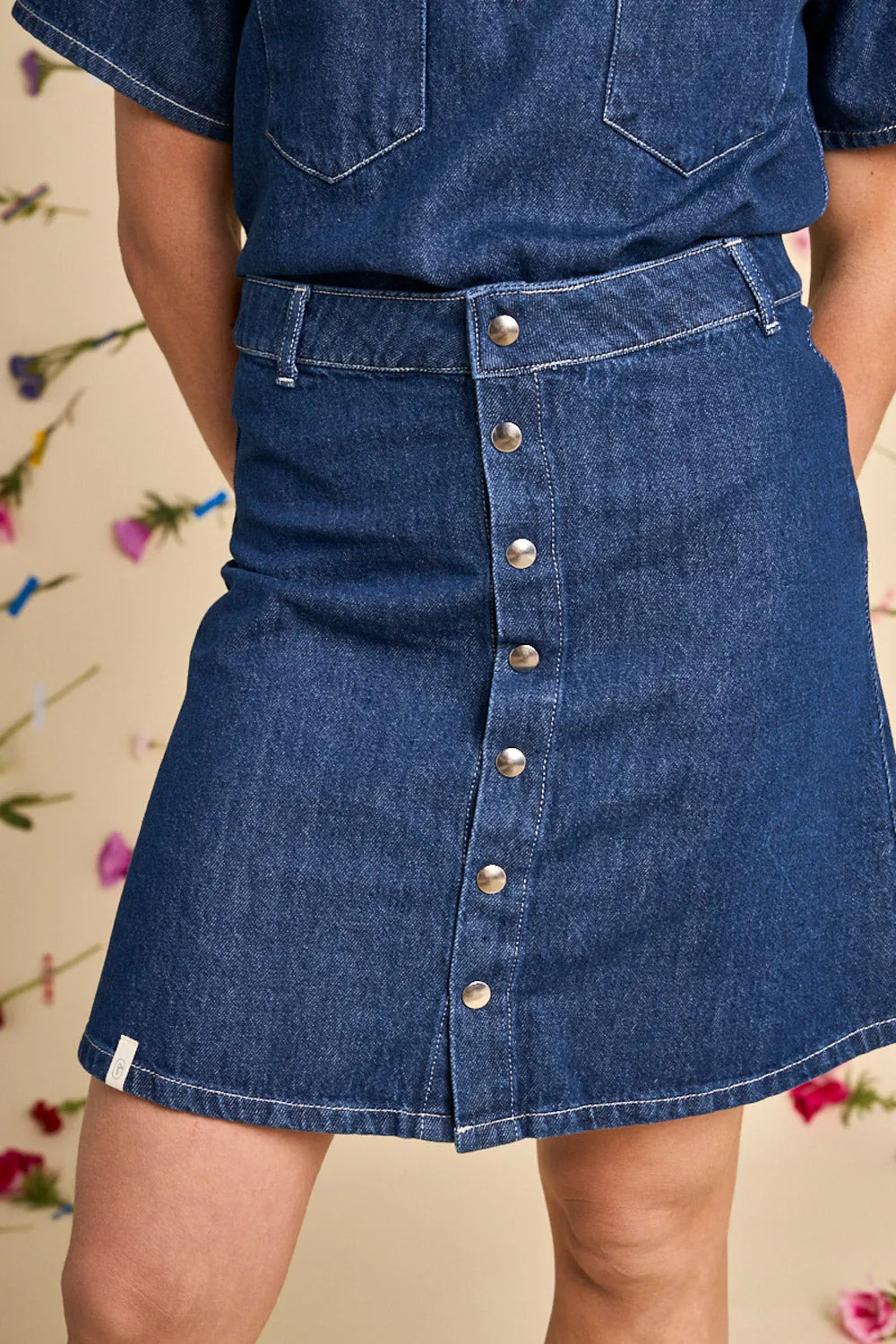 GRAINE • Jupe Germer Denim