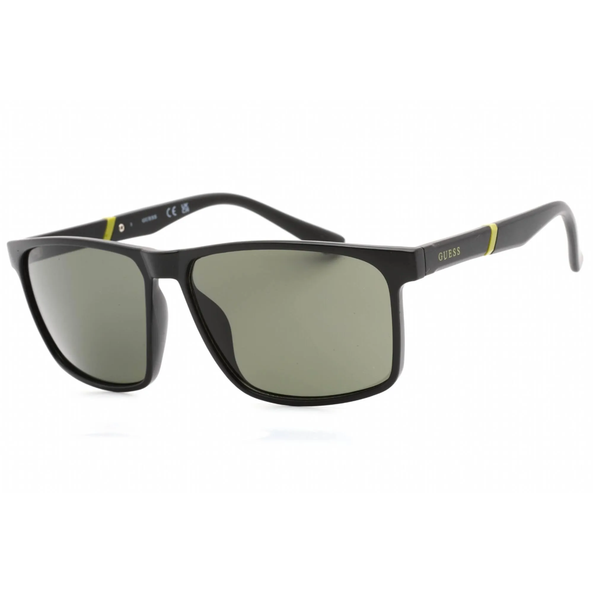 Guess Factory Men's Sunglasses - Matte Black Full Rim Square Shape Frame | GF0255 02N