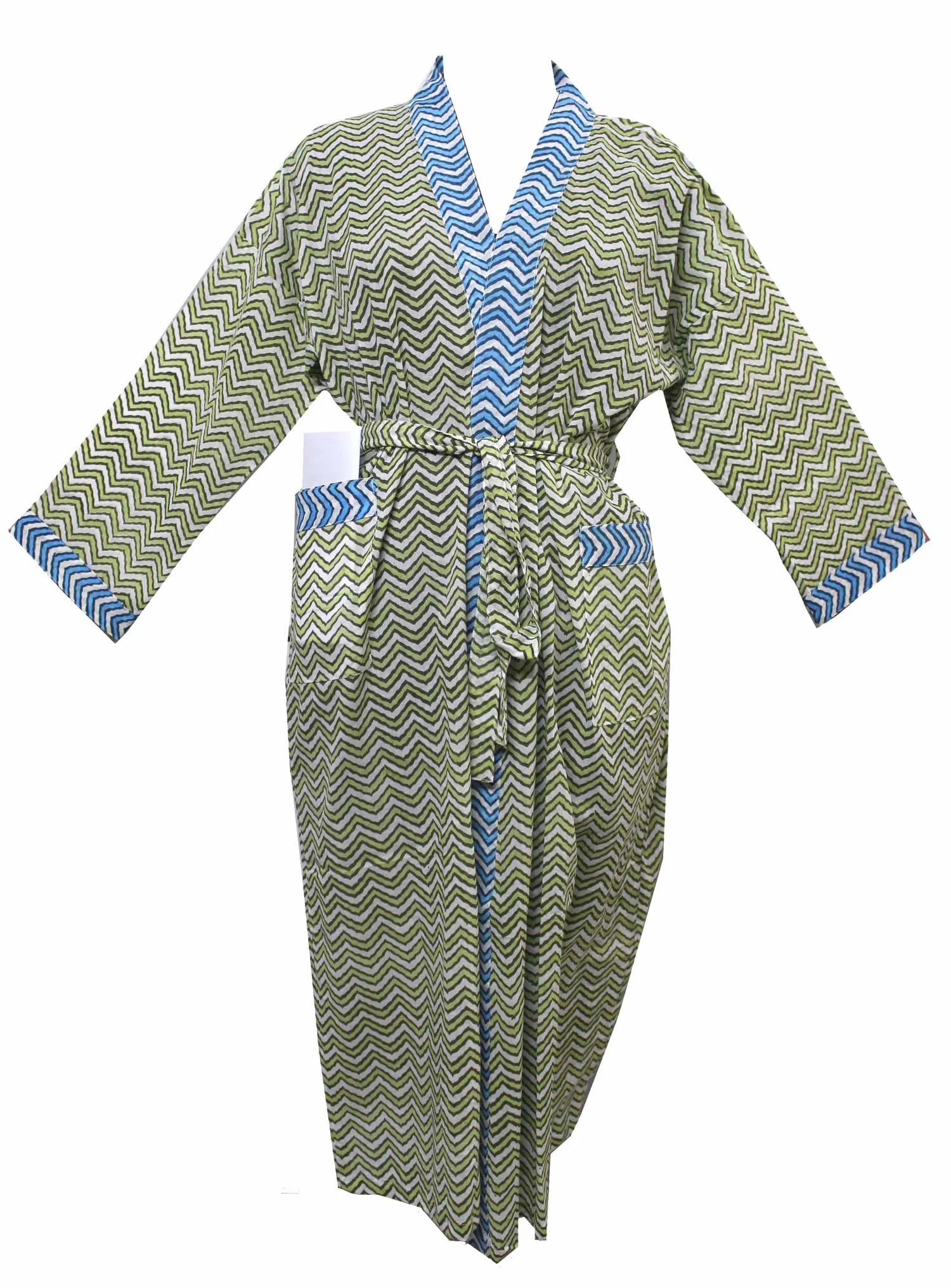 Hand Block Print 100%Cotton Kimono Bathrobe Women Floral Dress Wholesale Lot
