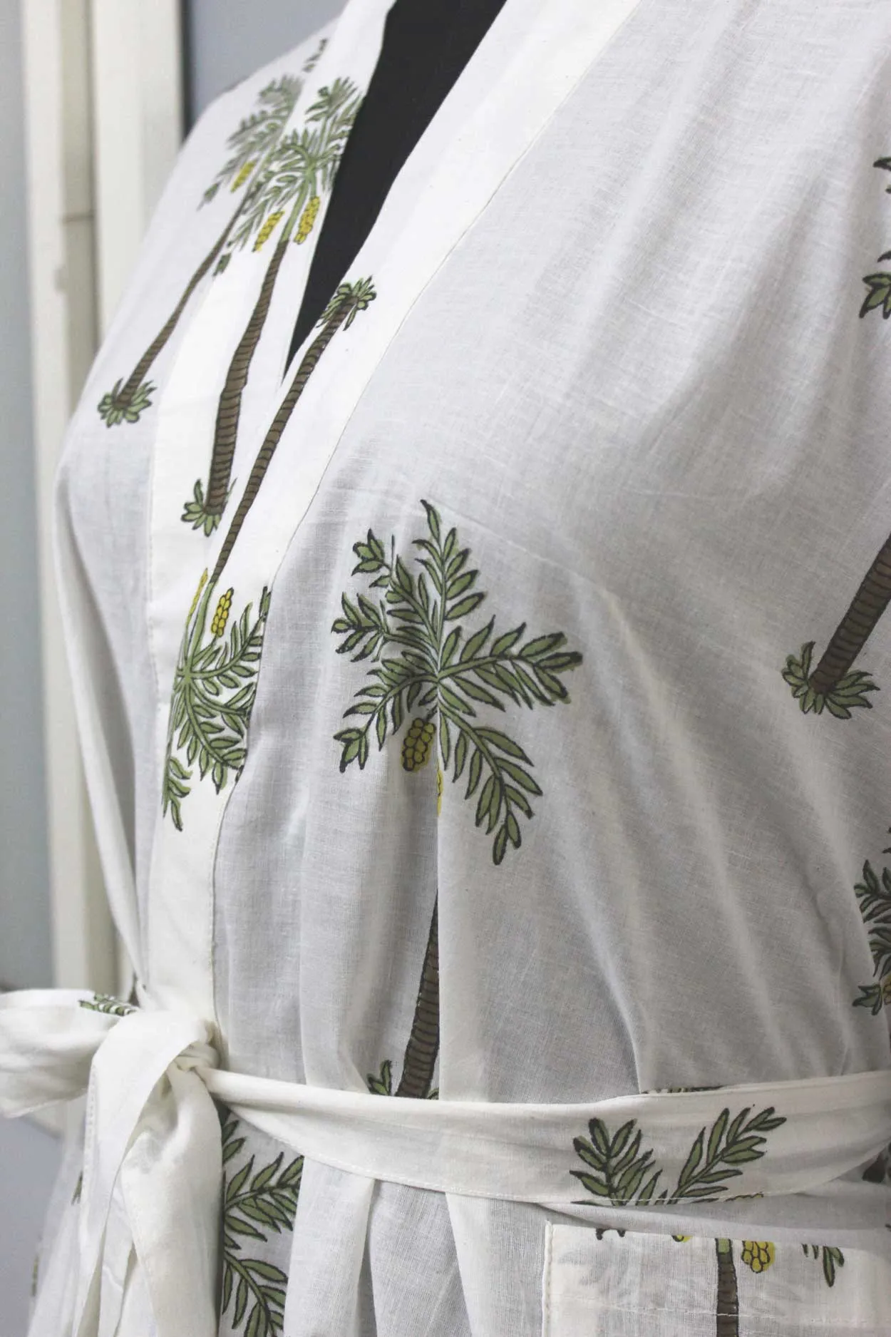 Hand Block Print 100%Cotton Kimono Bathrobe Women Floral Dress Wholesale Lot