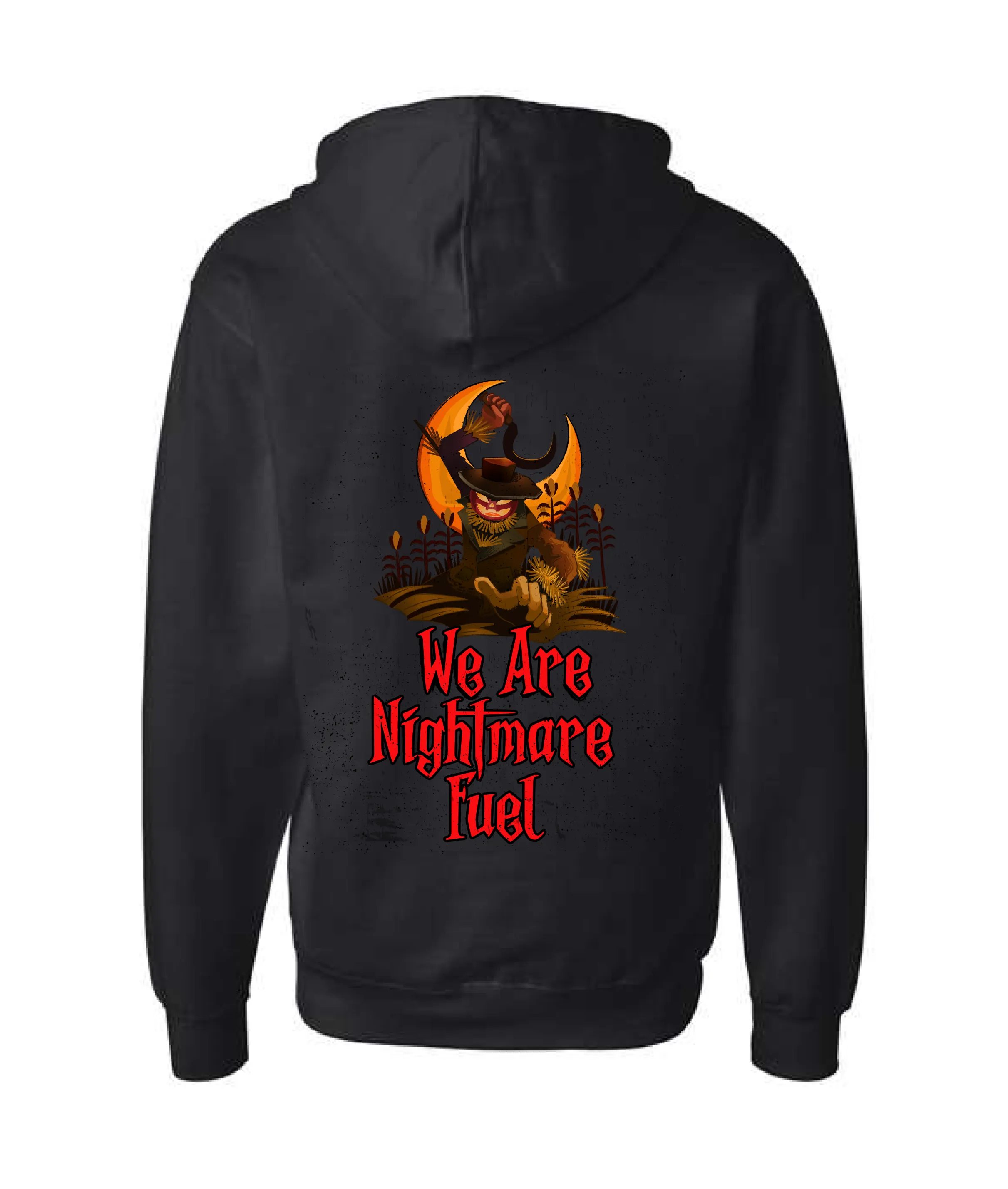 HAUNT AT THE ROXBURY - MOON - Black Zip Up Hoodie
