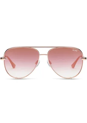 High Key Mini Sunglasses in Rose/Copper Fade