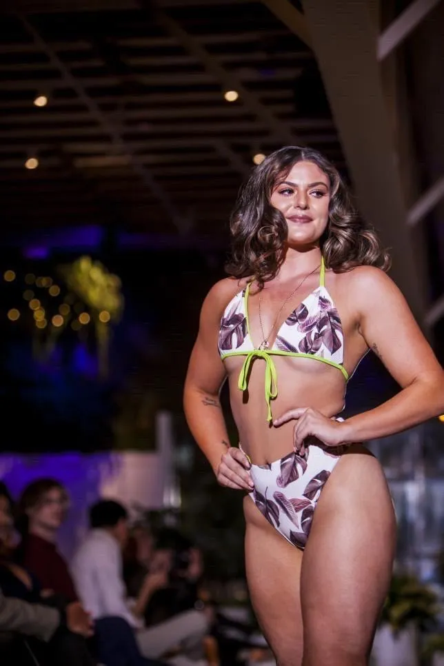 High Waist Reversible Floral Bikini Bottom