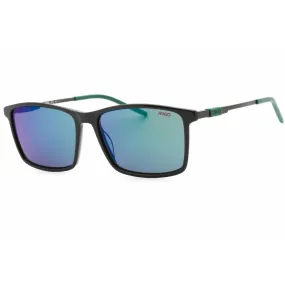 HUGO Men's Sunglasses - Green Multilayer Lens Square Shape Frame | HG 1099/S 03U5 Z9