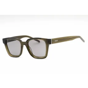 Hugo Men's Sunglasses - Khaki Plastic Full Rim Frame Grey Lens | HG 1157/S 03Y5 IR