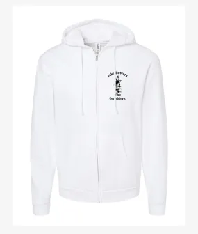 Jake Bowers Swag - The Outsiders - White Zip Hoodie