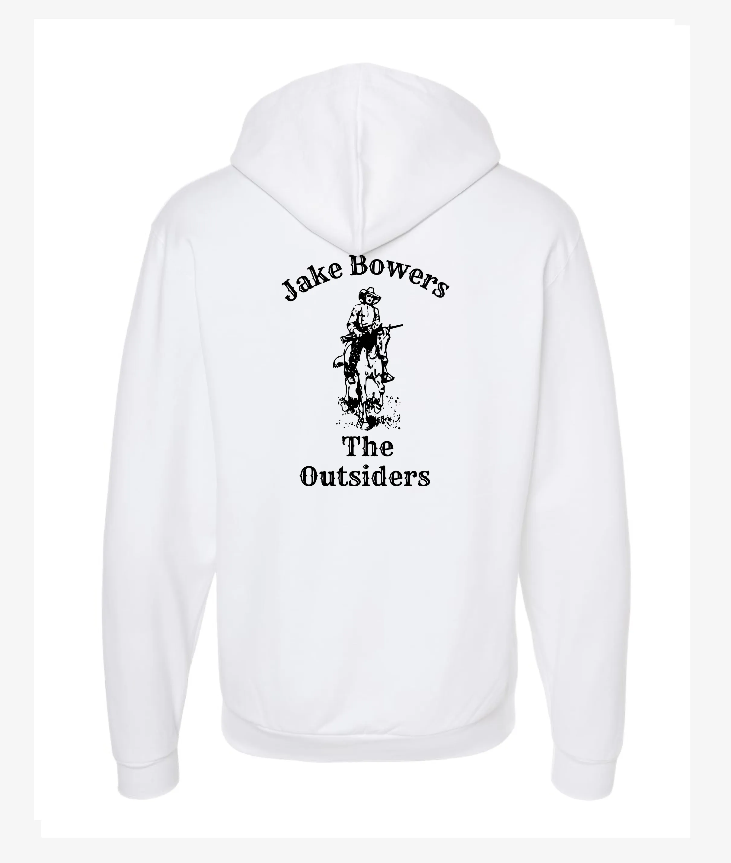 Jake Bowers Swag - The Outsiders - White Zip Hoodie
