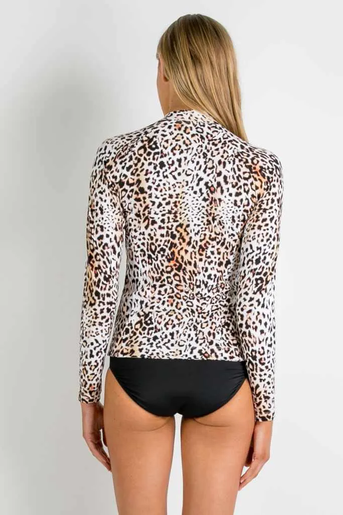 Jantzen Zip Front Rash Vest - Wild