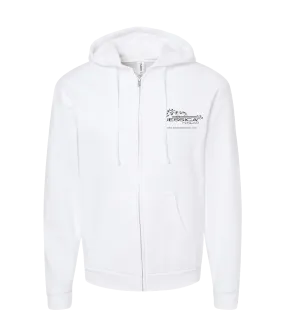 Jessica McNear - GUITAR - White Zip Up Hoodie