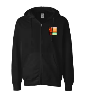 John Mana and the Free Flyers - Honey Rain - Black Zip Up Hoodie