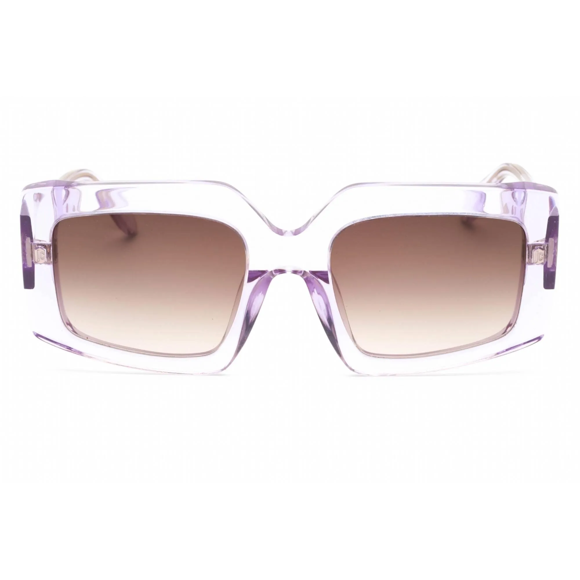 Just Cavalli Women's Sunglasses - Transparent Violet Rectangular Frame | SJC020V 06SC