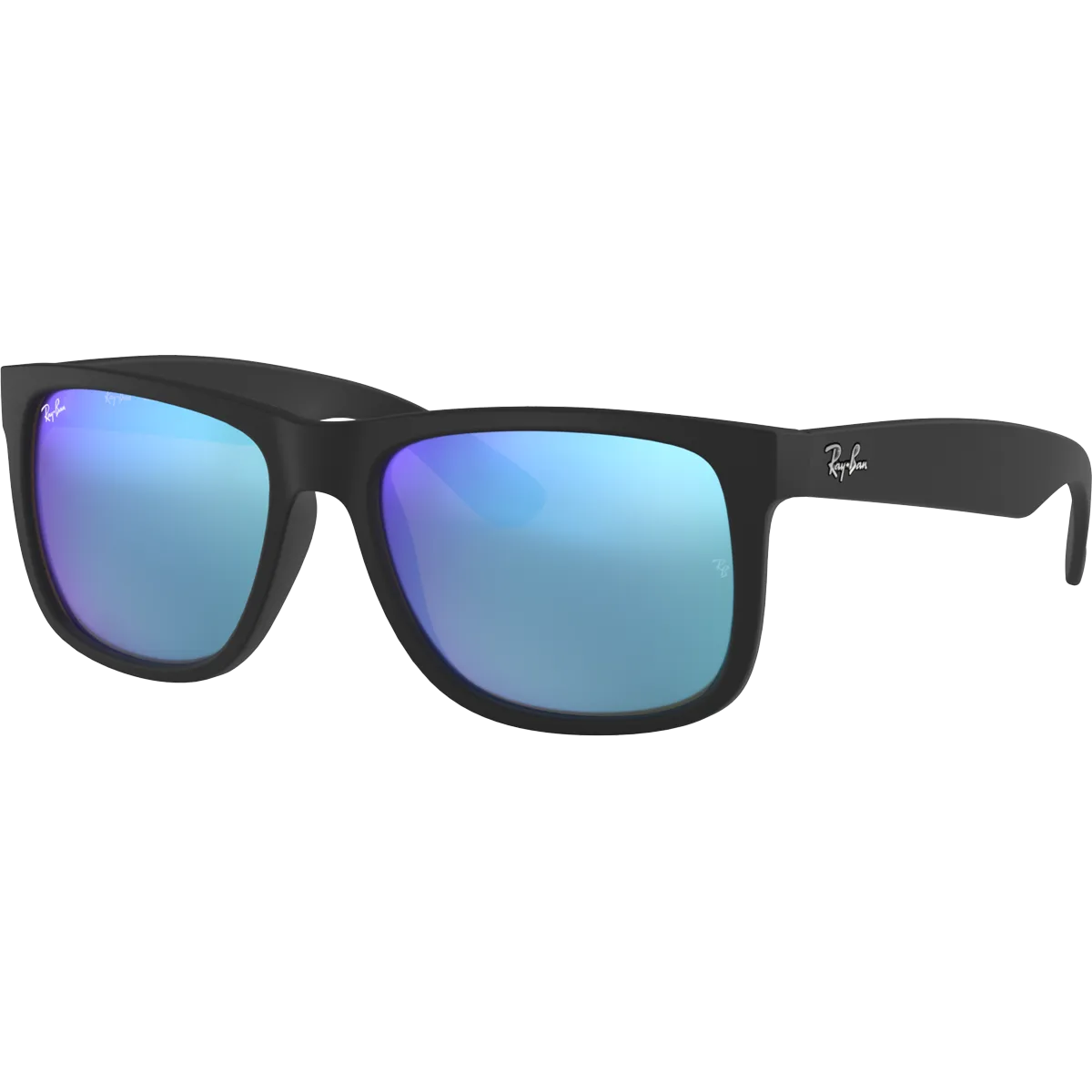 Justin M - Rubber Black/Blue Flash