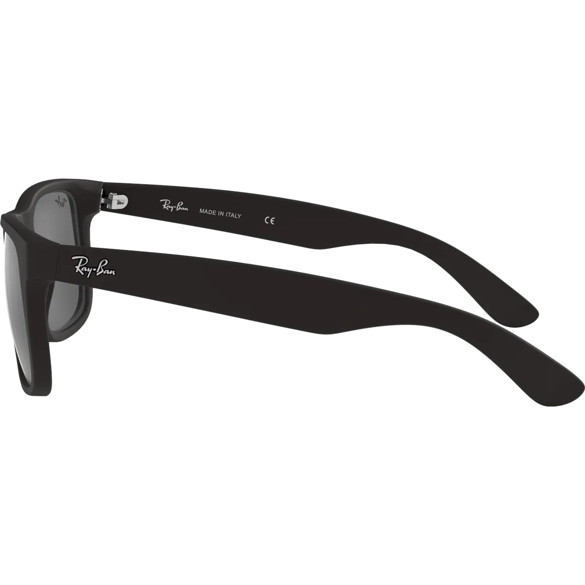 Justin M - Rubber Black/Silver Mirror