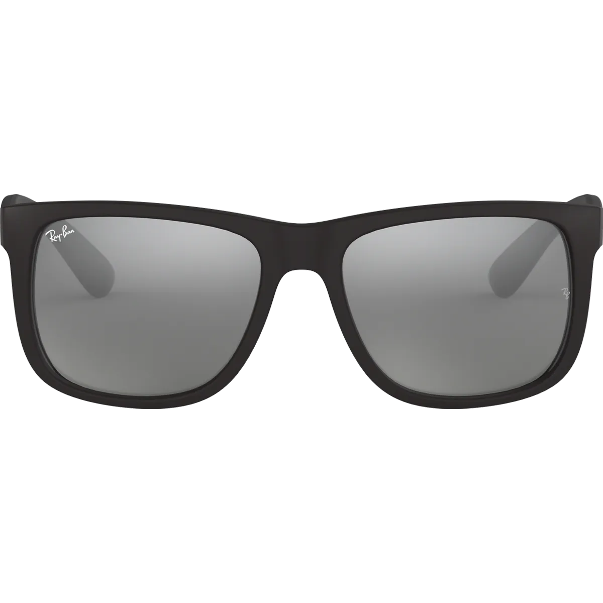 Justin M - Rubber Black/Silver Mirror