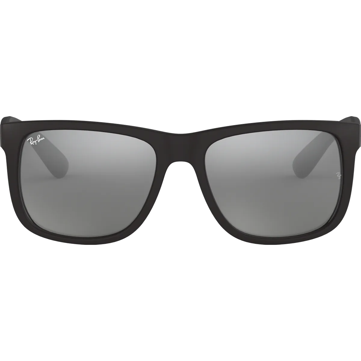 Justin M - Rubber Black/Silver Mirror