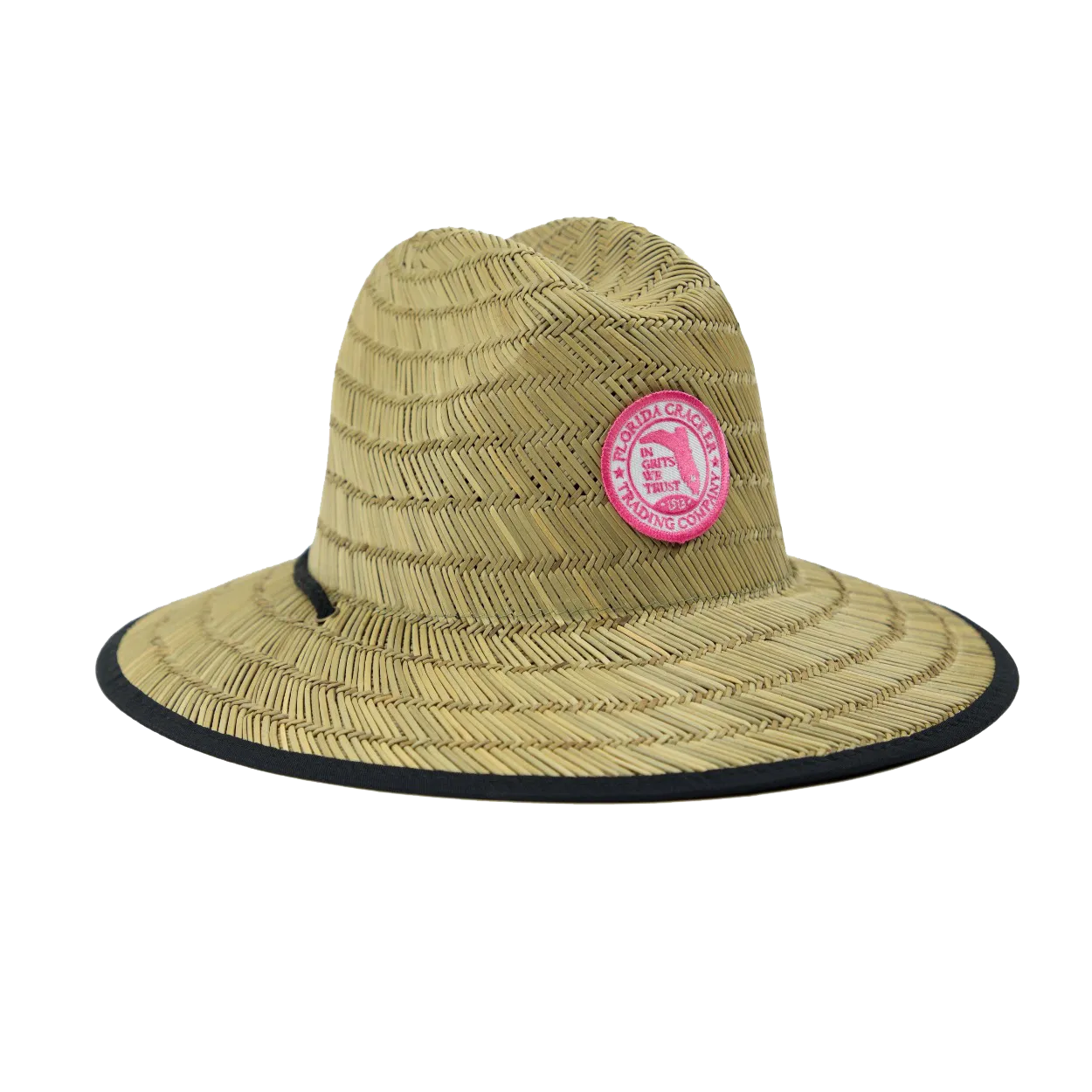 KIDS BADGE STRAW HAT