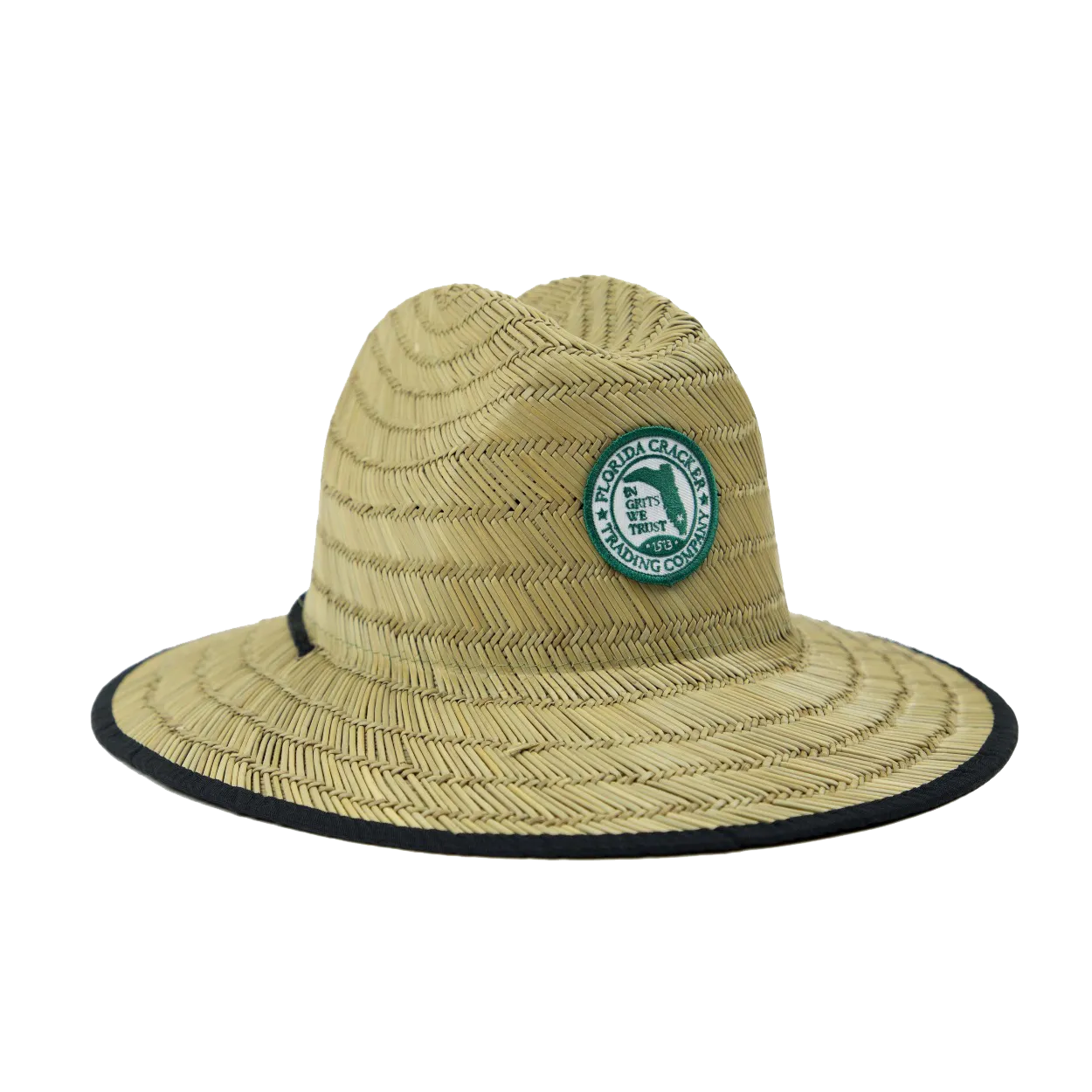 KIDS BADGE STRAW HAT
