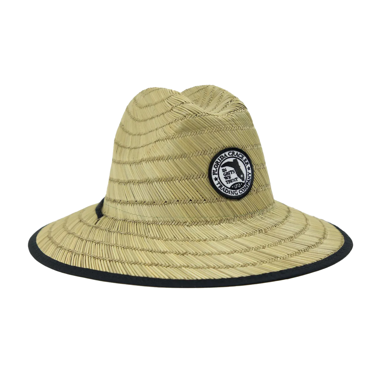 KIDS BADGE STRAW HAT