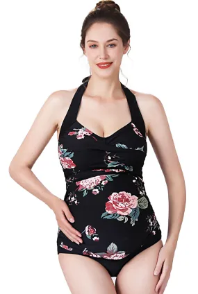Kimi   Kai Maternity "Arely" UPF 50  Swim Tankini & Bottom 2-Piece Set