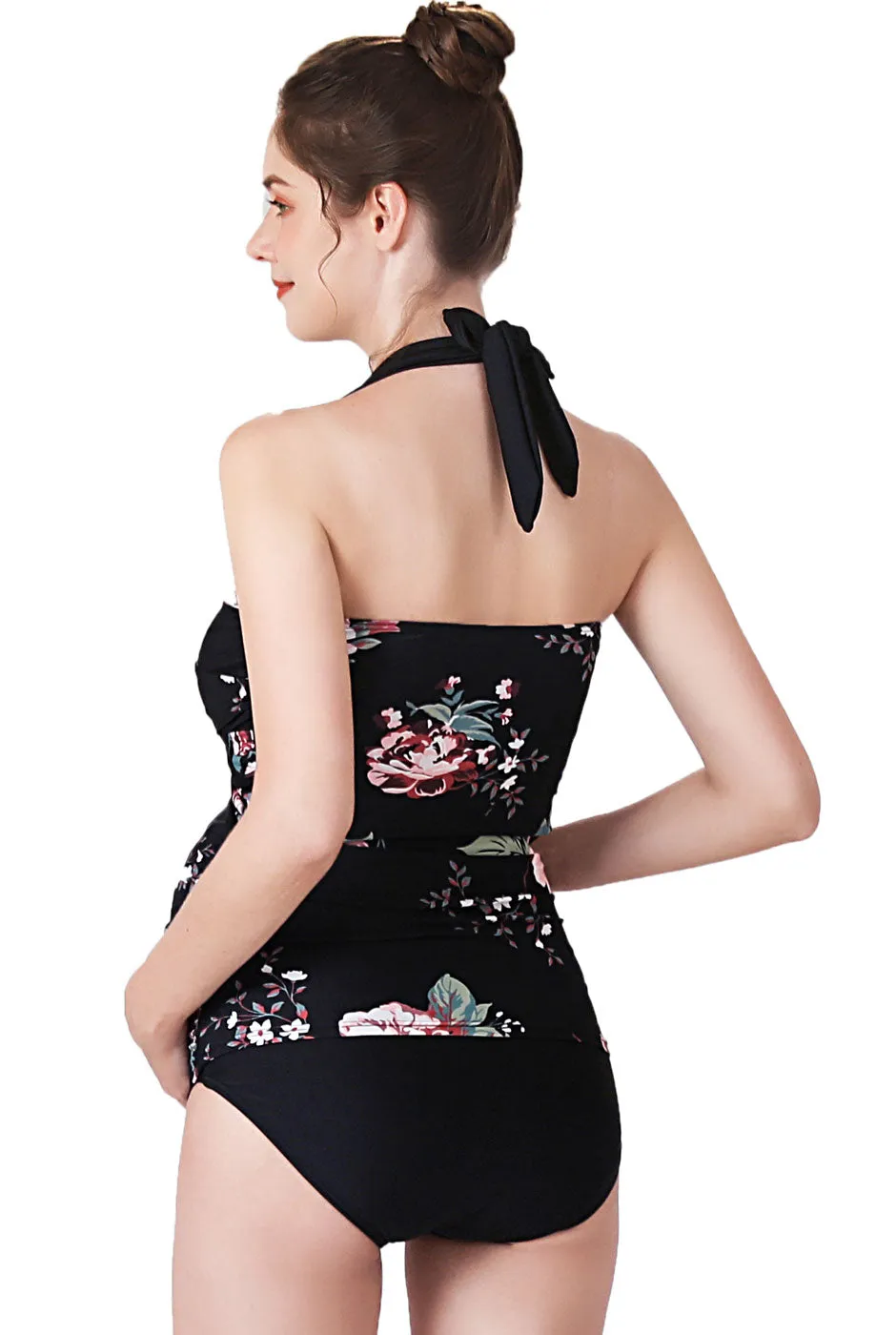 Kimi   Kai Maternity "Arely" UPF 50  Swim Tankini & Bottom 2-Piece Set
