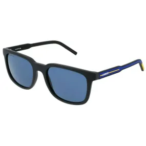 Lacoste Men's Sunglasses - Blue Lens Matte Black Injected Full Rim Frame | L948S 001