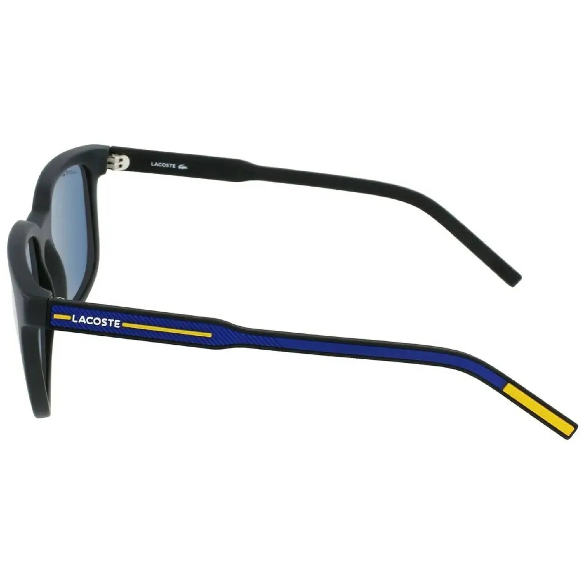 Lacoste Men's Sunglasses - Blue Lens Matte Black Injected Full Rim Frame | L948S 001
