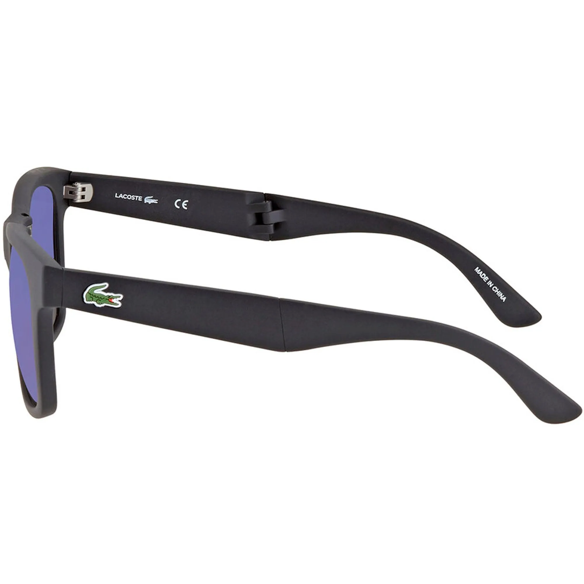 Lacoste Unisex Sunglasses - Polycarbonate Blue Lens Matte Black Frame | L778S (002)