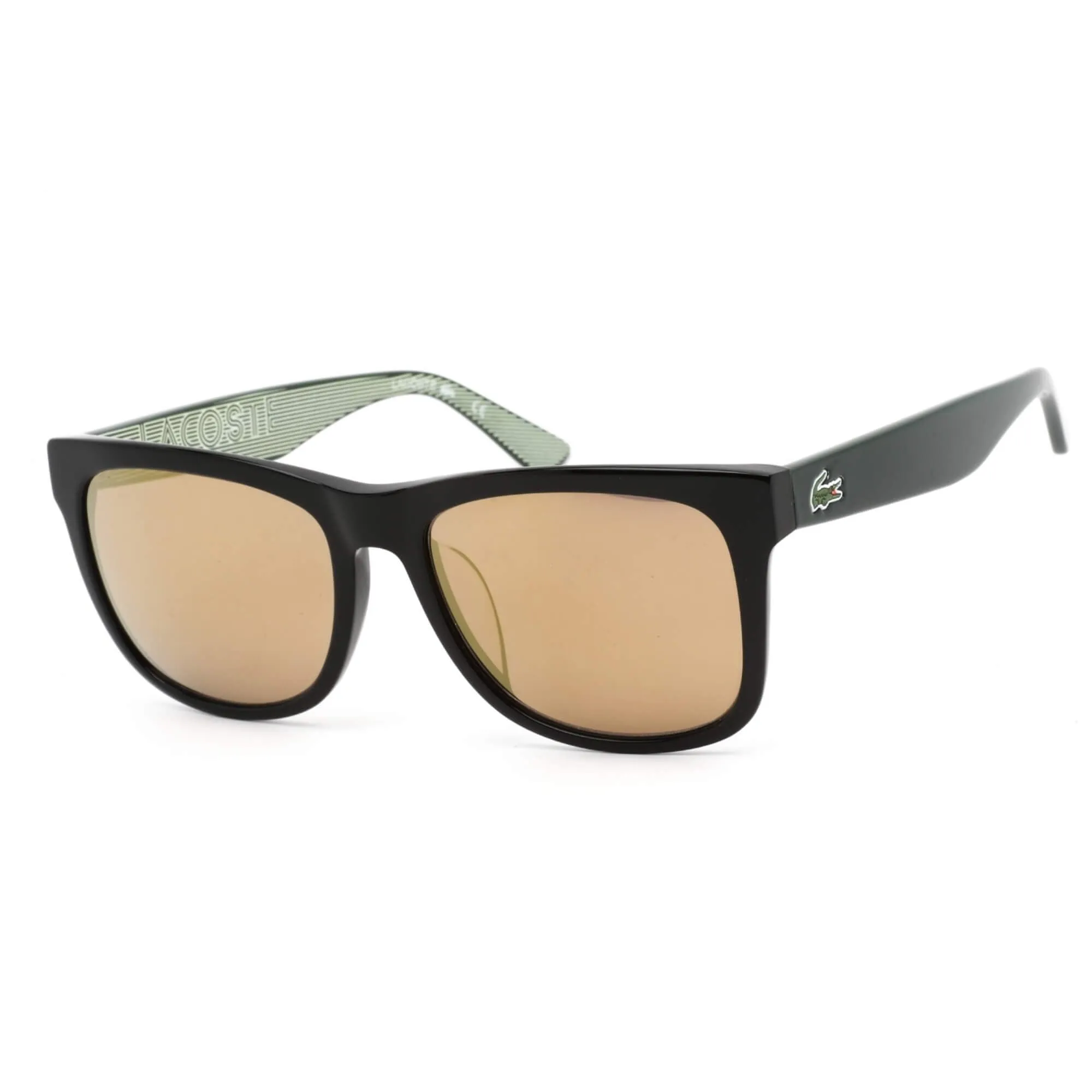 Lacoste Unisex Sunglasses - Solid Green Lens Plastic Square Shape Frame | L805SA 001