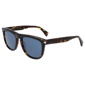 Lanvin Men's Sunglasses - Dark Havana Acetate Full Rim Frame Blue Lens | LNV613S 234