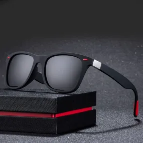 Men Square Frame Sunglasses