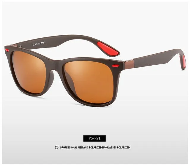 Men Square Frame Sunglasses