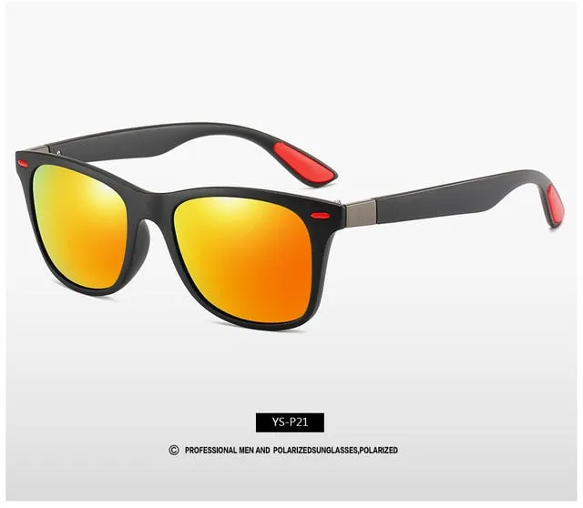 Men Square Frame Sunglasses