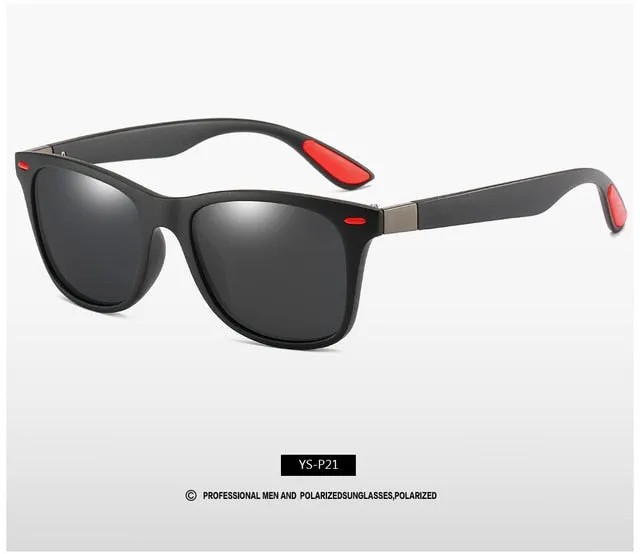 Men Square Frame Sunglasses