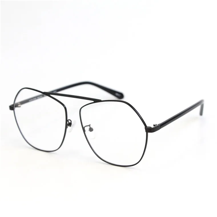 MICHE EYE WEAR POLYGON TRANSPARENT UNISEX SUNGLASSES