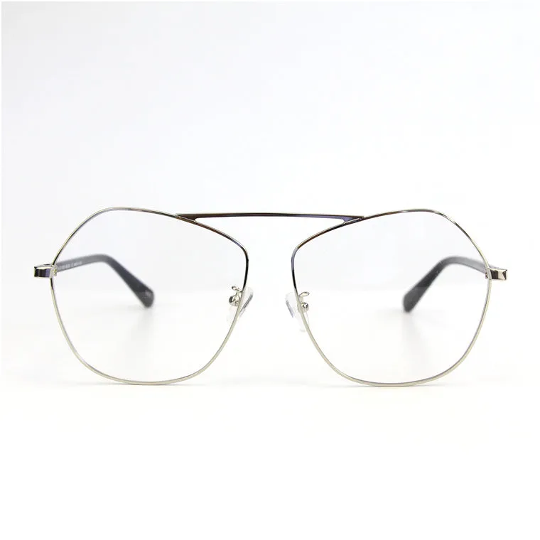 MICHE EYE WEAR POLYGON TRANSPARENT UNISEX SUNGLASSES