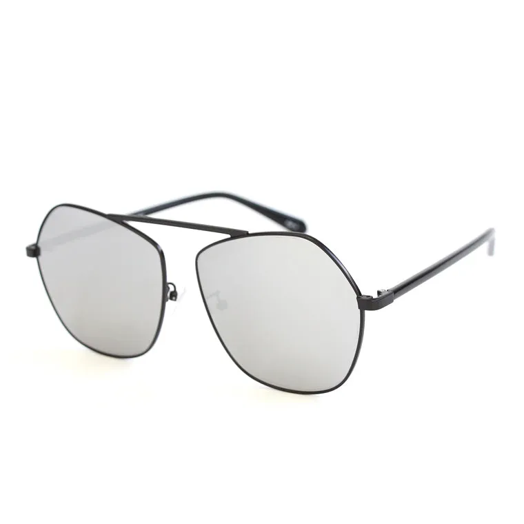 MICHE EYE WEAR POLYGON TRANSPARENT UNISEX SUNGLASSES