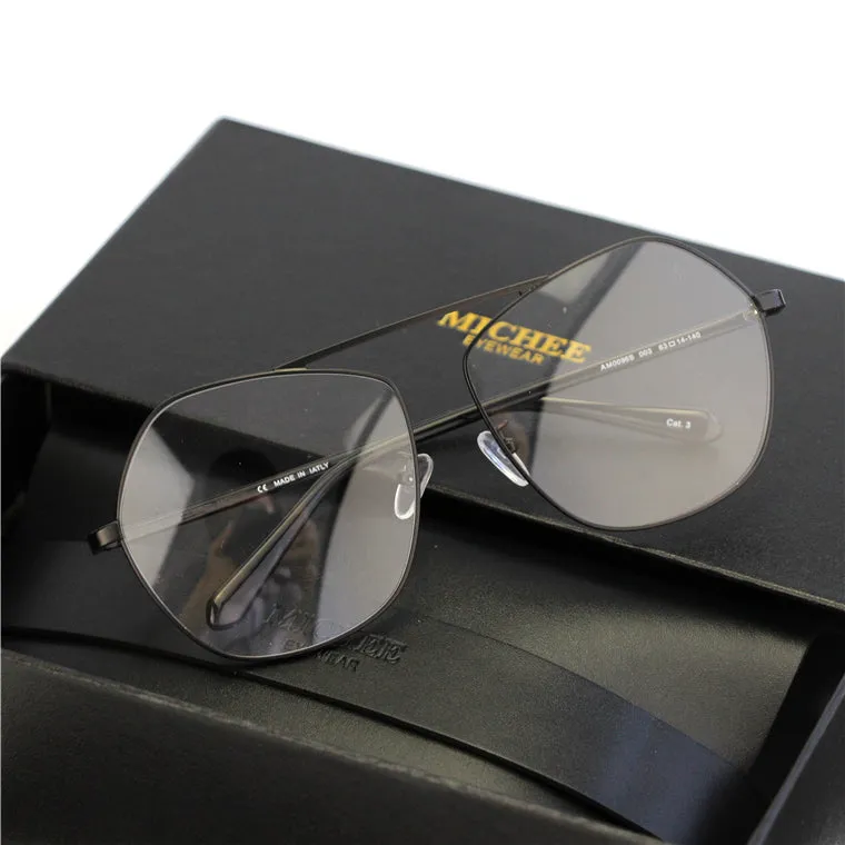 MICHE EYE WEAR POLYGON TRANSPARENT UNISEX SUNGLASSES