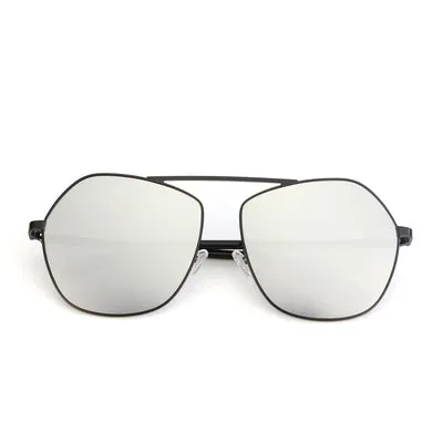 MICHE EYE WEAR POLYGON TRANSPARENT UNISEX SUNGLASSES