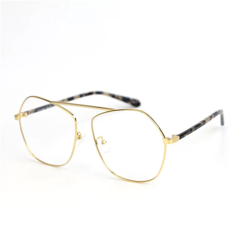 MICHE EYE WEAR POLYGON TRANSPARENT UNISEX SUNGLASSES