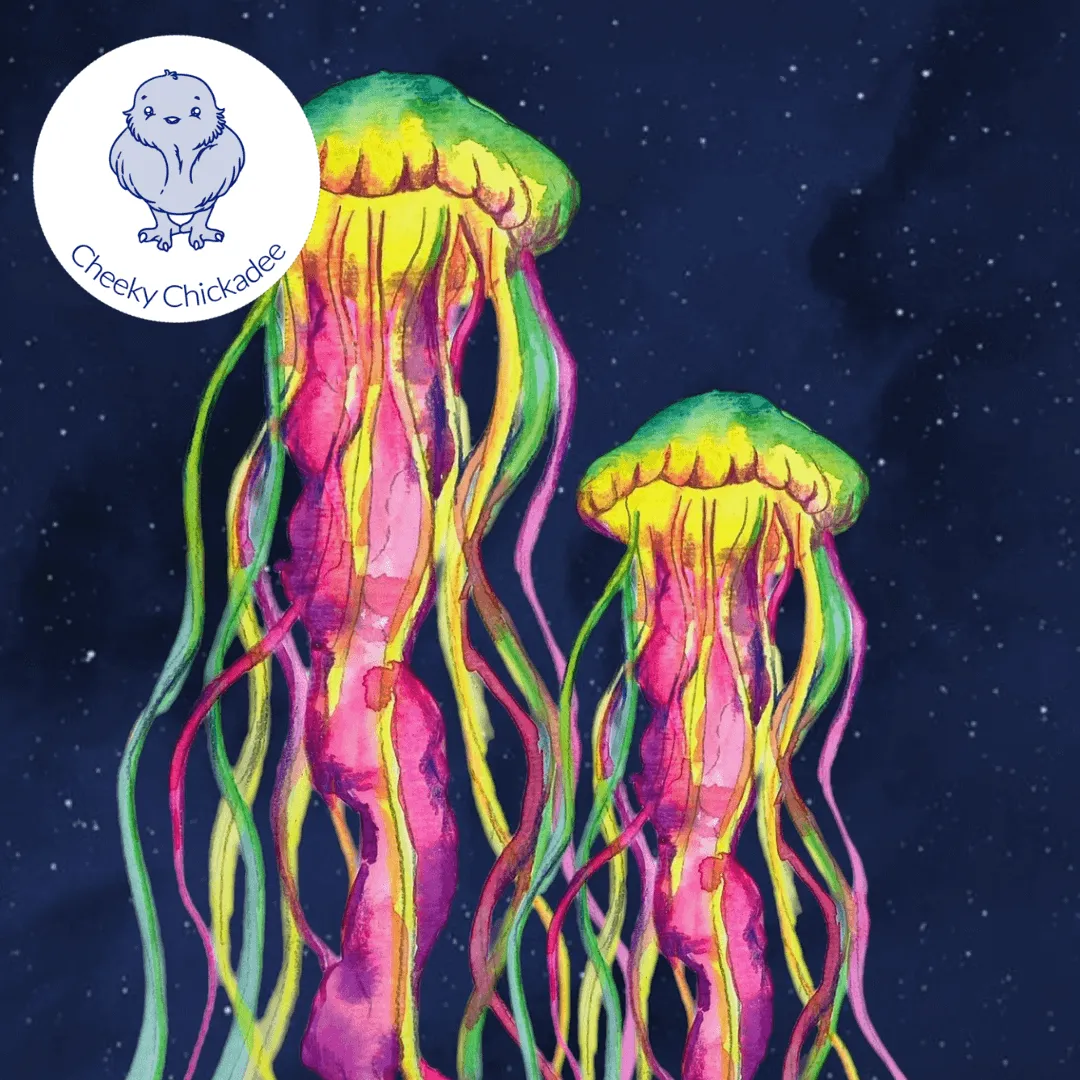 Midnight Jellyfish Swim Hat