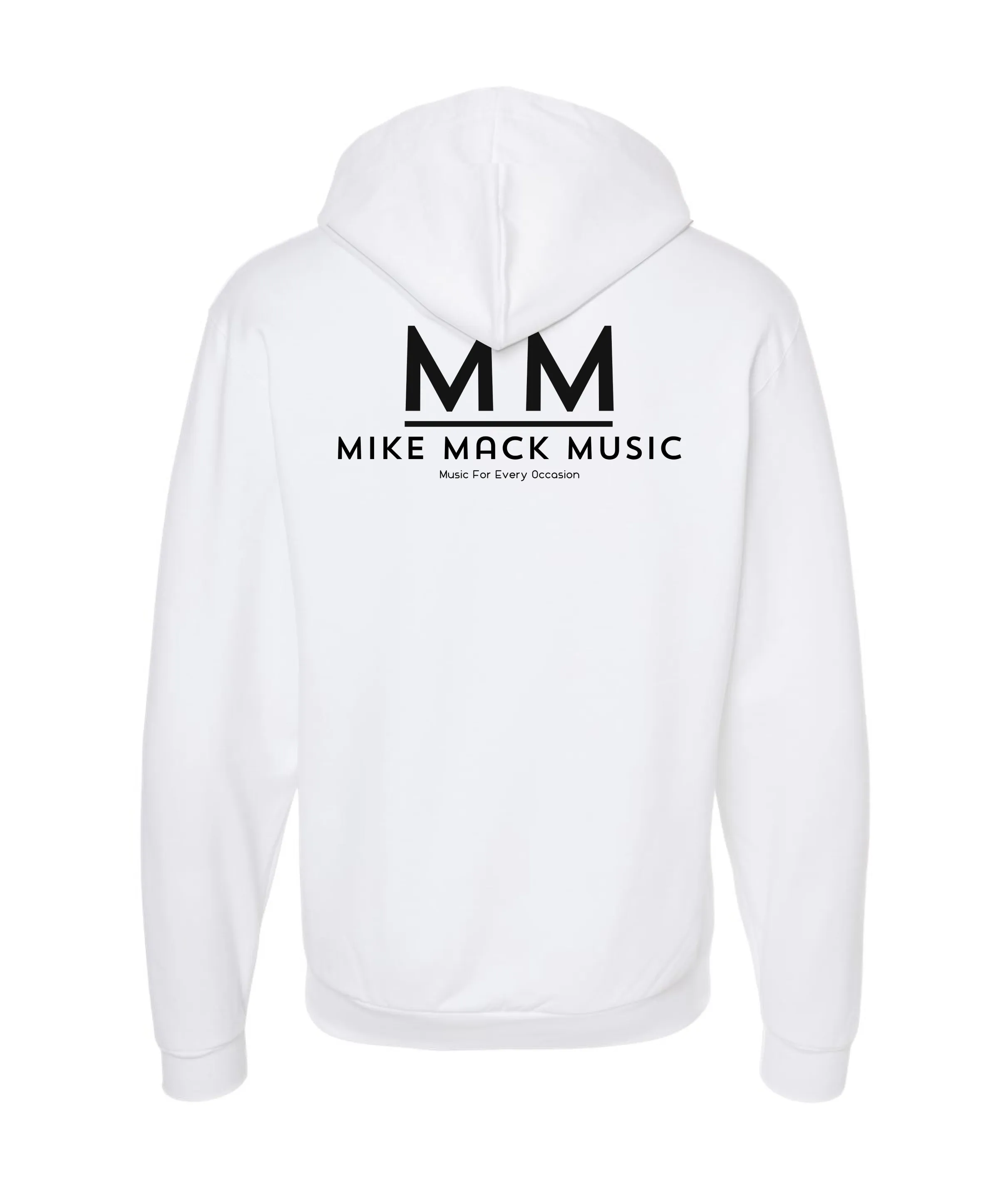 Mike Mack Music - Logo - White Zip Hoodie