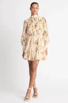 Mini robe chemise Jaidy avec dentelle