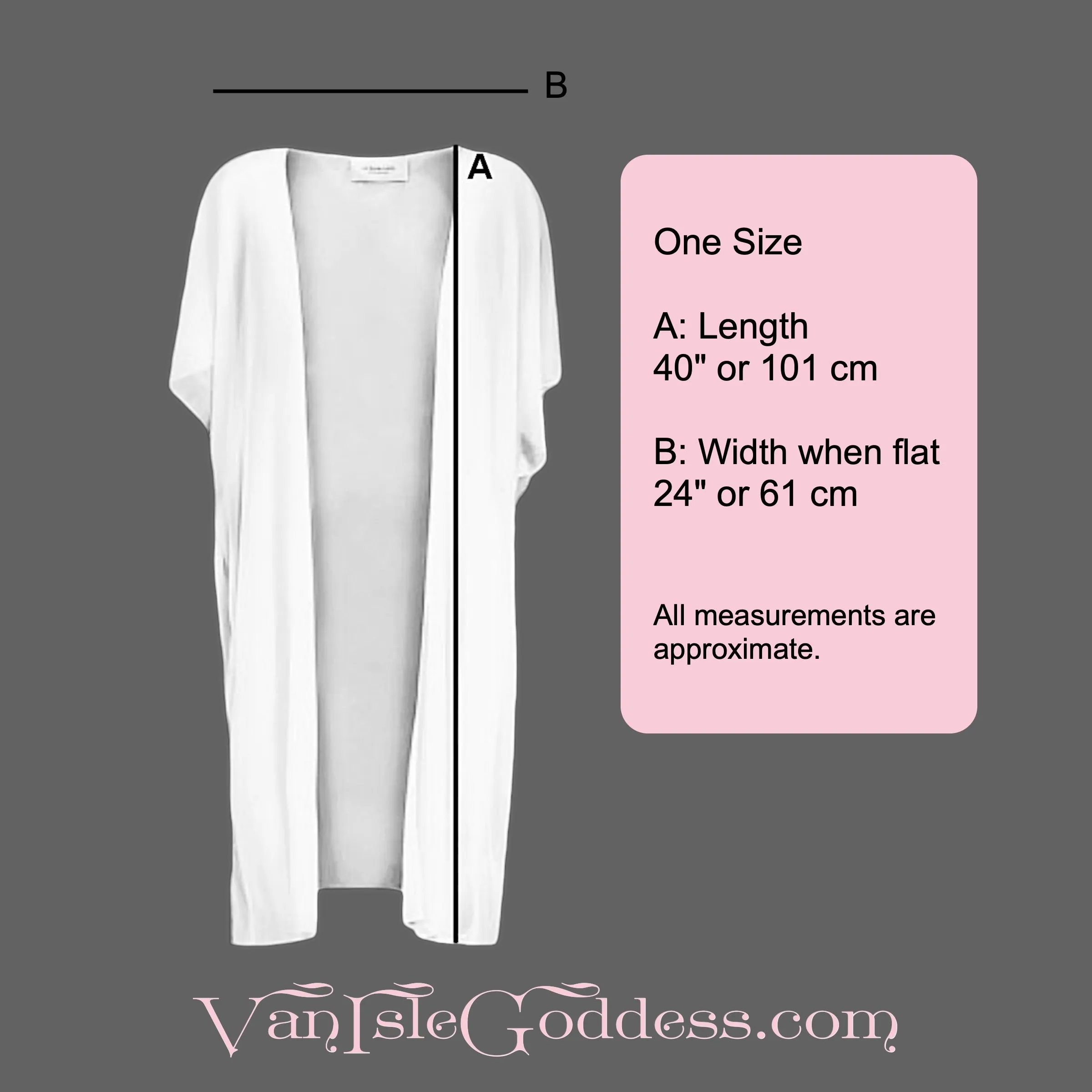 Miracle Beach Short Sleeve Kimono Wrap