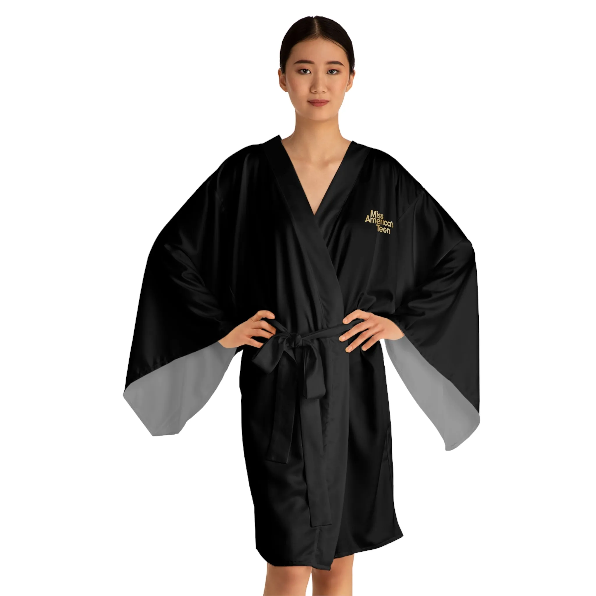 Miss America's Teen Long Sleeve Kimono Robe