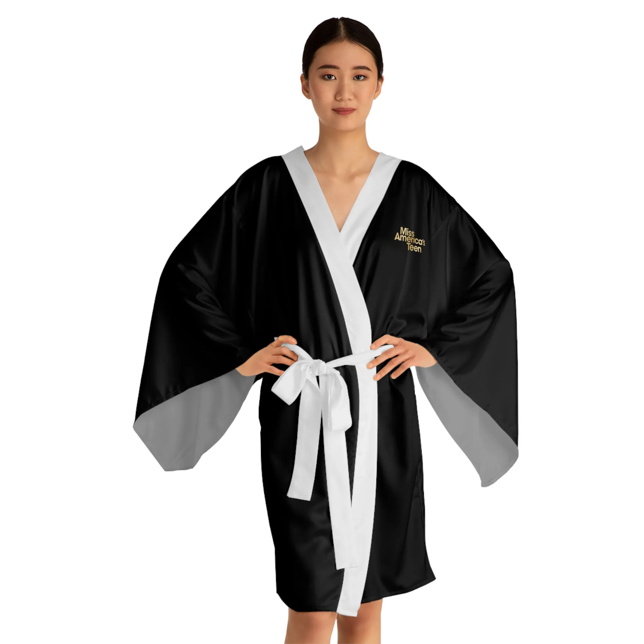 Miss America's Teen Long Sleeve Kimono Robe