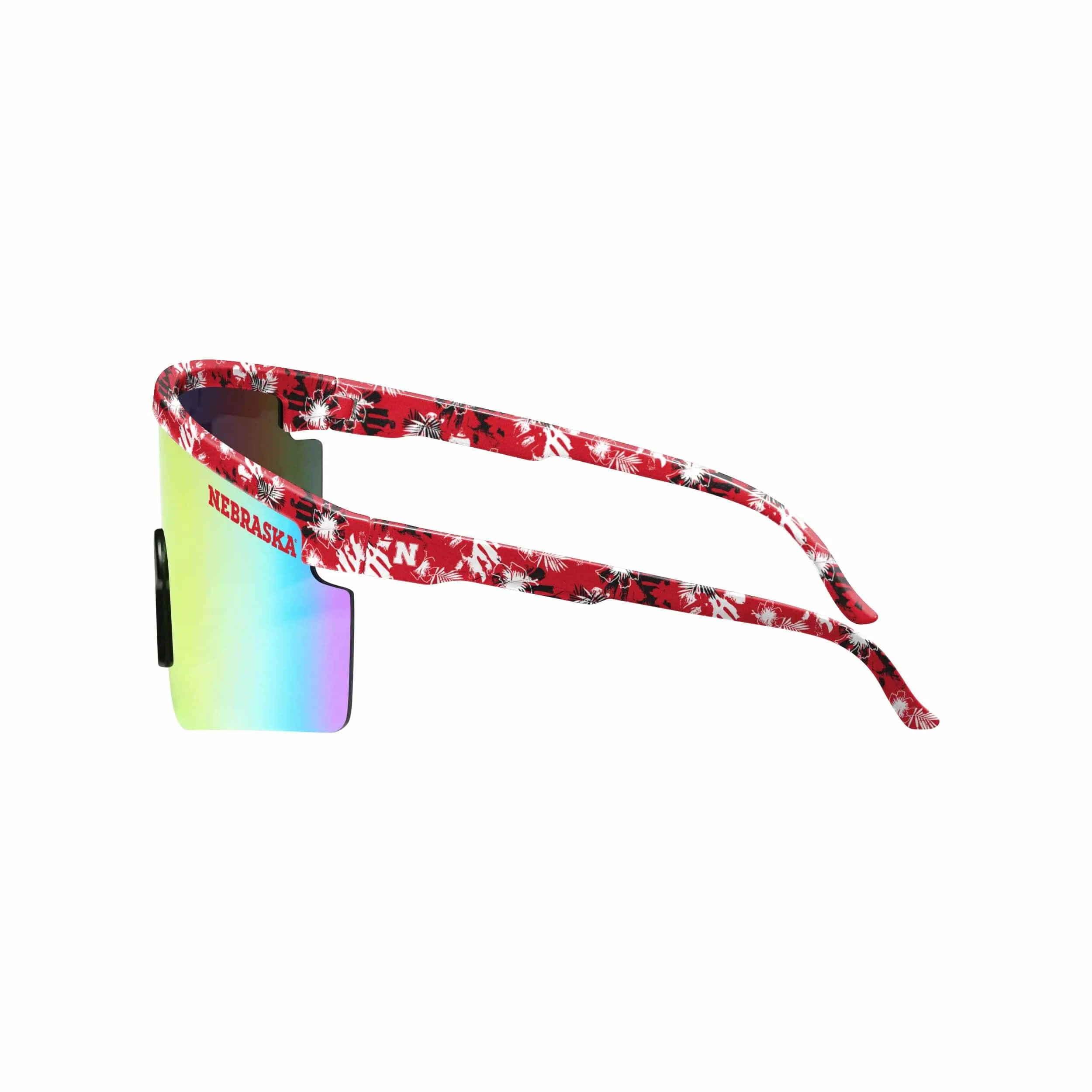 Nebraska Cornhuskers NCAA Floral Large Frame Sunglasses